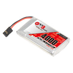 LinkMejor 3.7V 4000mAh 5C 1S LiPo Battery JR Plug for Sanwa M17 Transmitter Receiver