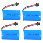 LinkMejor Power 7.4V 1200mAh 15C 2S Battery With SM3P Plug for RC Car