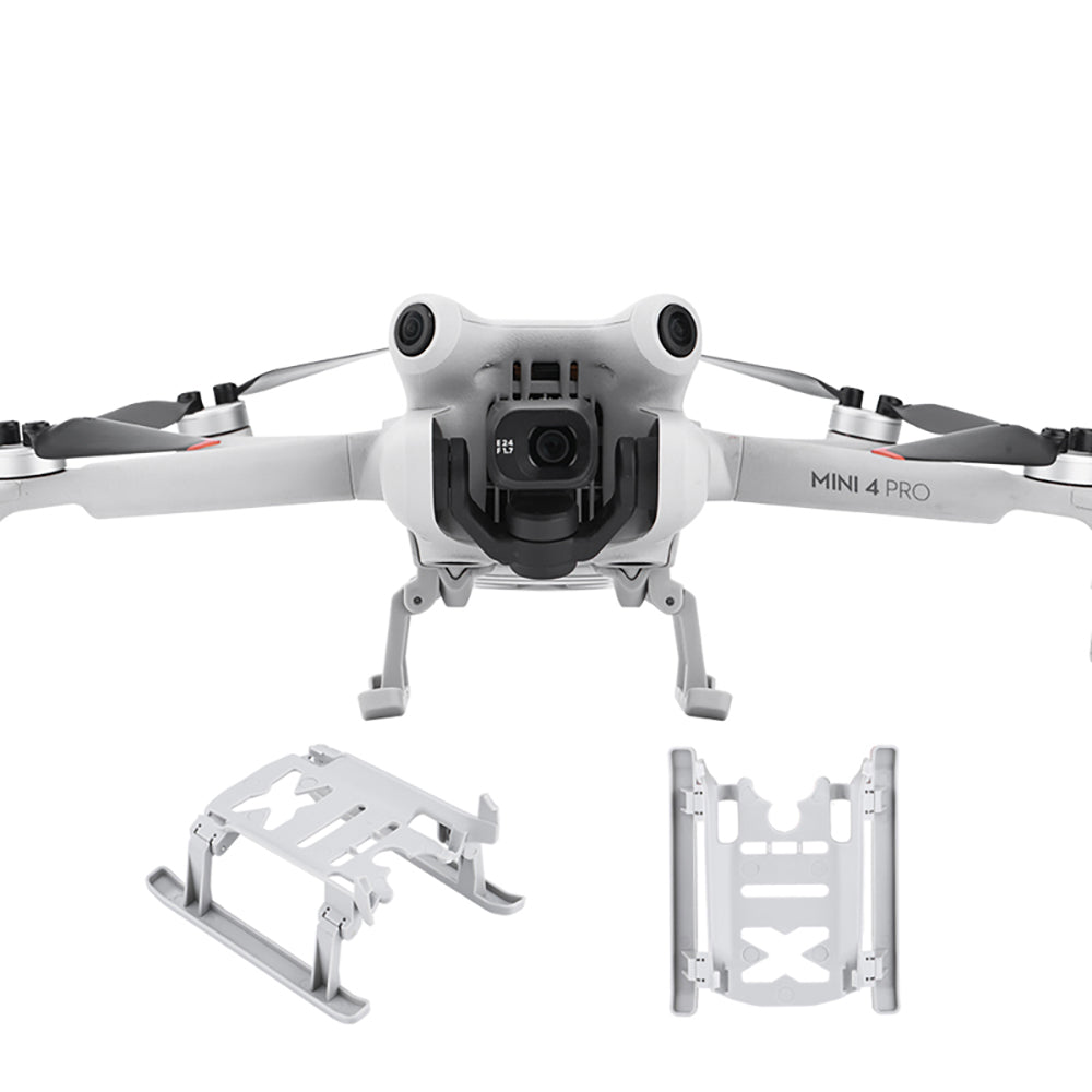 LinkMejor Foldable Extended Heighten 25mm Landing Gear Skid Legs Protector Support for DJI Mini 4 PRO RC Drone Quadcopter