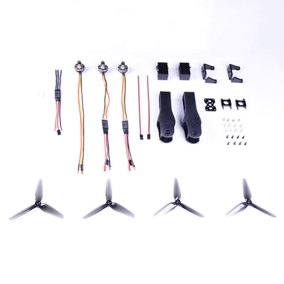 LinkMejor Altus VTOL Kit with Power Combo Customized Servos+Motors+ESCs for Altus FPV RC Airplane KIT/PNP