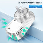 Direct Insertion Carbon Monoxide Monitor 2.1 Inch Screen 0-999ppm Real Time Updates Plug and Play Air Quality Alarm Gas Sensor