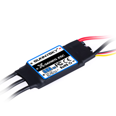 LinkMejor X Series 60A V2 2-6S Brushless ESC With 5.6V/7.4V 8A BEC 3.5mm XT60 Plug For RC Airplane