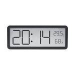 LinkMejor Screen Digital Wall Clock Time Temperature Humidity Time Display Electronic Clock Desktop Digital Clock Battery Powered
