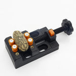 Fast Eight-Hole Table Vise Mini Clamping Bed for Bodhi Walnut Carving Fixed Jig Woodworking Small Table Vise Portable