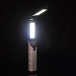 Portable COB LED Flashlight USB Rechargeable Work Light Magnetic Lanterna Hanging Lamp with Built-in Battery Camping Torch