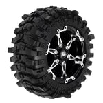 4PCS Tires Metal Wheel Rims 86mm for MNRC MN168 1/12 RC Cars Vehicles Models Spare Parts Accessories R312