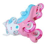 Kids Roller Skates Adjustable Double Brakes Luminous Wheels Free Skating Sneakers for Beginners