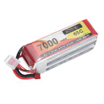 LinkMejor Power 18.5V 7000mAh 65C 5S LiPo Battery T Plug for RC Car