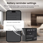 16A Tuya WiFi6 Smart Energy Meter Power Monitor Electricity Statistics APP Remote Control Works with Alexa Google Home