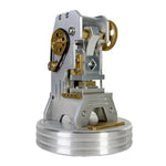 LinkMejor Miniature Punch Machine Model CNC Material Creative Desktop Ornaments Decoration Science Discovery Toys