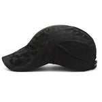 Men's Breathable Mesh Forward Hat Summer Sport Sunshade Quick Drying Lightweight Adjustable Peaked Cap
