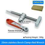 Carpentry Bench Dog Brake Inserts Workbench Fast Fixed Clip Clamp Aluminium Fixture Vise for 20mm Desktop Hole Carpenter Tools