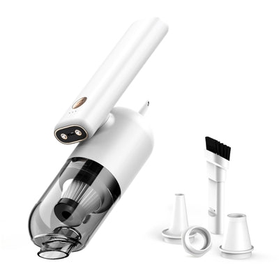 Tevorex Wireless Handheld Vacuum Cleaner 70W Portable Cordless Vacuum with Dual LED Lights 180° Adjustable Handle and USB Type-C Fast Charging for Home and Car