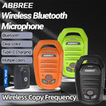 LinkMejor AR-639 Wireless Handheld bluetooth Microphone Speaker Type-C for Baofeng UV-5R UV-21 PRO Quansheng UV-K5 K6 TK11 Walkie Talkie