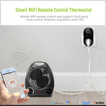 Smart WiFi Thermostat Temperature Controller Plug-in Electric Heater LCD Wireless High Frequency Temperature Controller