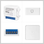 Tuya Zigbe Switch Module with 1/2/3/4 gang Dual Way Control App & Voice Control Timer Scheduling Countdown Work for Alexa Google home