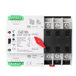 LinkMejor Tuya WIFI Smart ATS 2P/3P/4P 230VAC Dual Power Automatic Transfer Switch Uninterrupted Remote Automatic Control Power Switcher