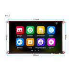 LinkMejor 7-inch IPS Screen Capacitive Touch or without Touch Display D121BBV 400MHz Support LinkMejor Upper Layer Software Secondary Development