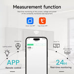 GEYA WiFi/ZigBee Tuya Smart Circuit Breaker MCB With Metering 63A DIN Rail Energy Monitoring APP & Voice Remote Control with Alexa Google Assistant Over Under Voltage Protection
