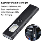 Bikight S058 LED Work Light 2W USB Rechargeable Magnetic 360mAh Waterproof COB Flashlight Portable Camping Light