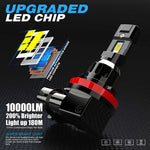General Liang H1 / H4 / H7 / H11 / 9005 / 9006 2PCS  LED Car Headlight Fog Light Conversion Kit Integrated Plug-and-Play 6000K Cool White