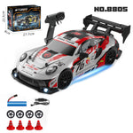 LinkMejor 8803 8804 8805 RTR 1/24 2.4G 4WD 30km/h Drift RC Car GTR Support APP Control Full Proportional High Speed Racing LED Light On-Road Vehicles Models Toys
