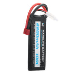 LinkMejor 7.4V 2200mAh 100C 2S Lipo Battery T Plug with XT60 Adapter for RC Models