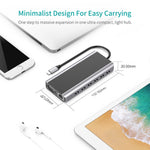 Bakeey FX15W 15 in 1 USB-C Hub Docking Station Adapter with 1*PD/ 1*SD/ 1*TF/ 4*USB 2.0/ 3*USB 3.01*HDMI/1 *LAN/ 1*VHA/ 1*Audio