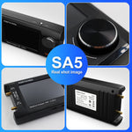 SA5 4 Inch Display Wide Frequency Range 100kHz to 6GHz RF Analyzer 5000mAh Battery High Precision Versatile Scanning