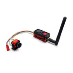 LinkMejor 4.2W FPV System 5.8GHz 48CH FPV Transmitter VTX with B19 1/3" CMOS 1500TVL FPV Camera 2.1mm Lens and Dual Cooling Fan for FPV Racing Drones