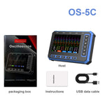AV TOOLTOP OS-5C Five Channel Oscilloscope 1MHz Bandwidth 3MHz Sampling Rate USB Type-C Portable High Precision Waveform Analyzer WiFi Optional