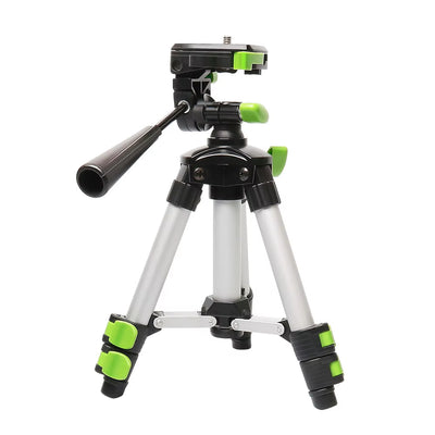 Huepar TPD05A Adjustable Tripod for Laser Level Camera 19.7-Inch Lightweight Aluminum Stand with 3-Way Pan Head 1/4"-20 Mount