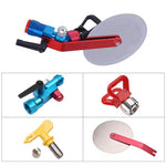 AB47 Spray Guide Tool 217 Airless Spray Tip 7/8 Inch Paint Sprayer Accessory Edge Painting Nickel Plated Tungsten Steel Corrosion Resistant Easy Clean Universal Fit Wagner Compatible