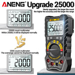 LinkMejor SZ20 High Accuracy Multimeter with Screen Backlight NCV Induction Dual Fireproof Fuse AC DC Voltage Detection up to 25000 Range Ideal for Electricians Technicians DIY