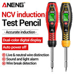LinkMejor B29 Voltage Tester Electric Test Pen NCV Screwdriver 30-1000V AC Dual Backlight Buzzer Auto Off Insulated Tester
