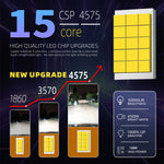 Infitary Pair Car LED Headlight Modification 160W Per Pair Lamp Bulb 6500K Bright White Car Lights  IP68 Waterproof Rating