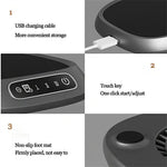 IPRee USB-Powered Smart Beverage Heating Pad with 3-Speed Adjustable Temperature Control, 3-Beep Alert System & Auto Shutoff - USB-Powered Coffee & Tea Warmer with, Ideal for Home/Office Use, Coffee Machine Accessorie