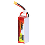 LinkMejor 22.2V 6000mAh 65C 6S LiPo Battery XT60 Plug for RC Drone