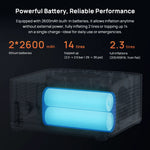 70mai TP07 Cordless Air Compressor 2 150PSI Tire Inflator Digital Display Portable Wireless LED Light Air Pump for Car Bike Motorcycle Ball Camping