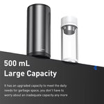 Baseus 500ML Car Trash Bin Can Mini Auto Dust Organizer Car Interior Rubbish Bag Garbage Container Storage Box Bucket Auto  Car Garbage Organizer
