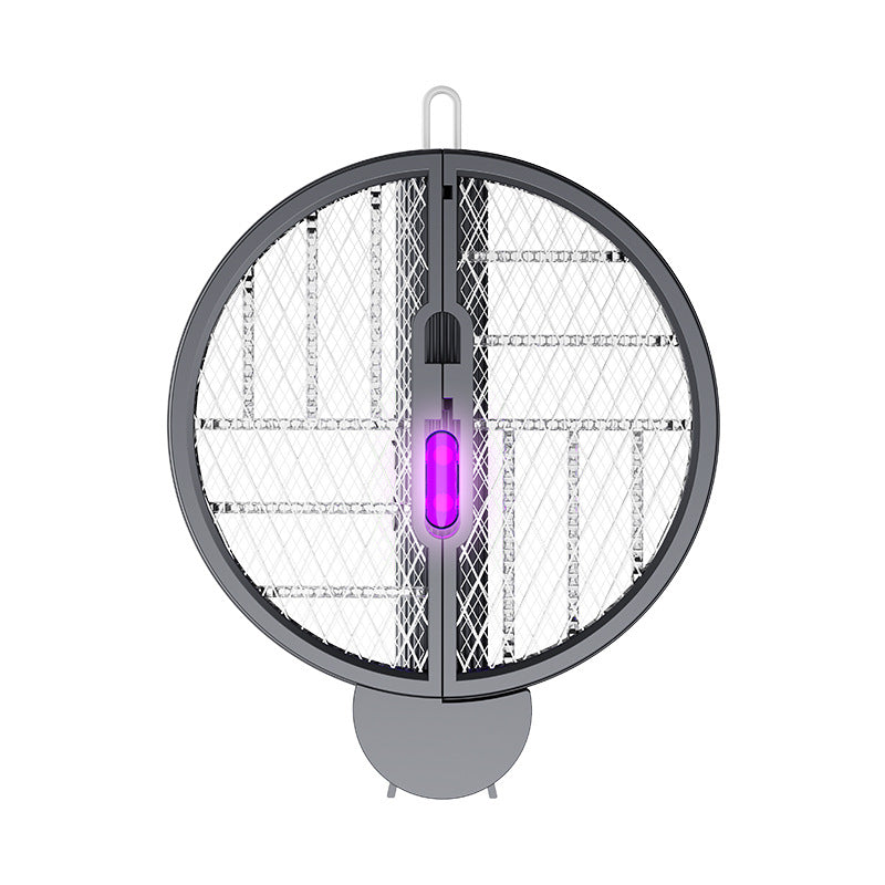 Tevorex Dual-Head Foldable Electric Mosquito Swatter 4-In-1 Rechargeable Handheld Fly Killer Bug Zapper for Indoor Outdoor