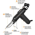80W Automatic Soldering Iron Kit 110V 220V with Ceramic Heater Quick Heating Solder Gun for Electronics Repair and DIY Projects