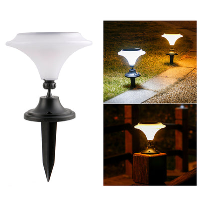 Elfeland Martini Solar Lamp Outdoors Waterproof Garden Light Monocrystalline Panel Automatic on/off Solar Powered Landscape Lighting
