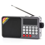 IPRee FM Radio Support Bluetooth 5.4 Mode Portable Wireless Multifunctional Automatic Search Support USB TF Card MP3 Player with Emergency Lighting