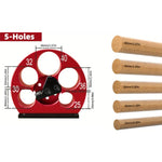 Adjustable Drill Milling Dowel Round Rod Tool with Carbide Blade 25-40mm Holes Electric Drill Milling Dowel Maker Jig
