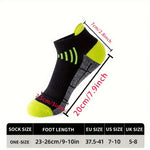 6 Pairs Men's  Ankle Socks, Anti Odor & Sweat Absorption Breathable Cotton Low Cut Socks Mens Sport Socks for Outdoor Running Cycling Hiking Wearing All Seasons Wearing