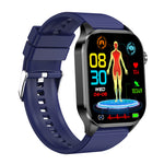 ET580 2.04 inch AMOLED HD Screen Blood Composition Measurement ECG Electrocardiogram bluetooth Call Heart Rate Blood Pressure SpO2 Monitor ECG Non-invasive Blood Glucose Multi-sport Modes Music Playback IP68 Waterproof Smart Watch