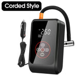 Portable Car Air Compressor Electric Inflator Pump with Digital Display Screen Tyre Inflator for Motorcycle Bicycle Boat Ball