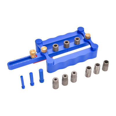 LinkMejor TOOLS Self Centering Doweling Jig Punch Locator Kit with 6mm 8mm and 10mm Drill Sleeves for Woodworking Joinery