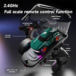 LinkMejor Q197 RTR 1/64 2.4G 4WD Drift RC Car Mini Race LED Light Radio Control High-Speed Motor Full Proportional On-Road Racing Vehicle Model Boys Gifts Desktop Micro Toys
